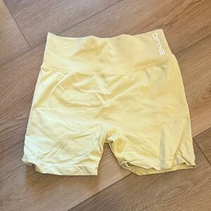 DYNE Women's Yellow Bike Shorts